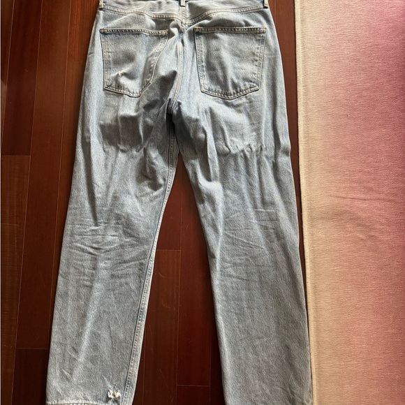 Agolde Distressed Straight Leg Pants - Picture 4 of 4